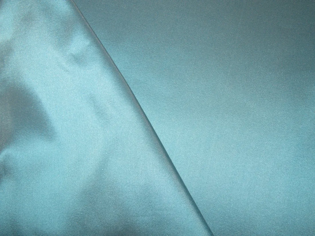 100%  SILK DUTCHESS SATIN  BLUE X SILVER GREY  54" wide [12588]