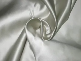 66 MOMME SILK DUTCHESS SATIN FABRIC Ivory 54" WIDE