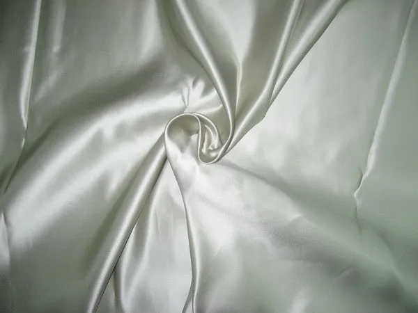 66 MOMME SILK DUTCHESS SATIN FABRIC Ivory 54" WIDE