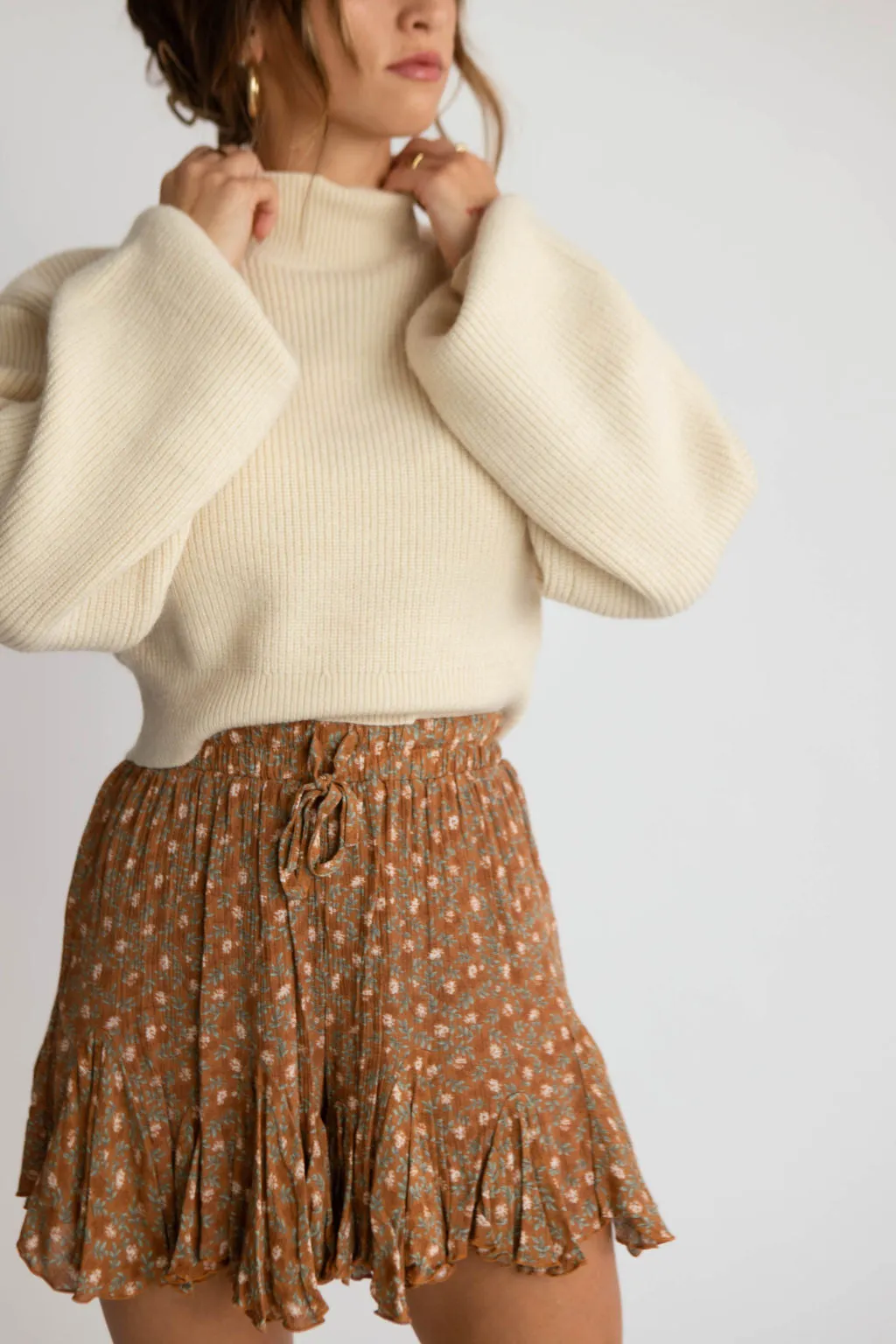 Alabaster Cropped Sweater