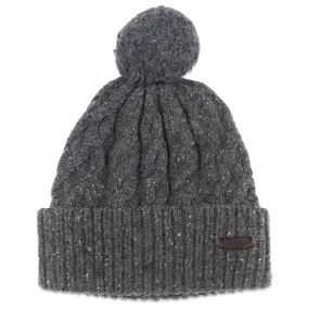 Barbour Seaton Pom Beanie - Grey