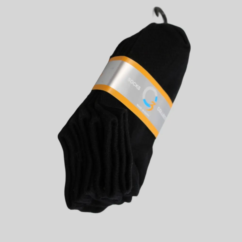 Black Socks (Pack Of 4)