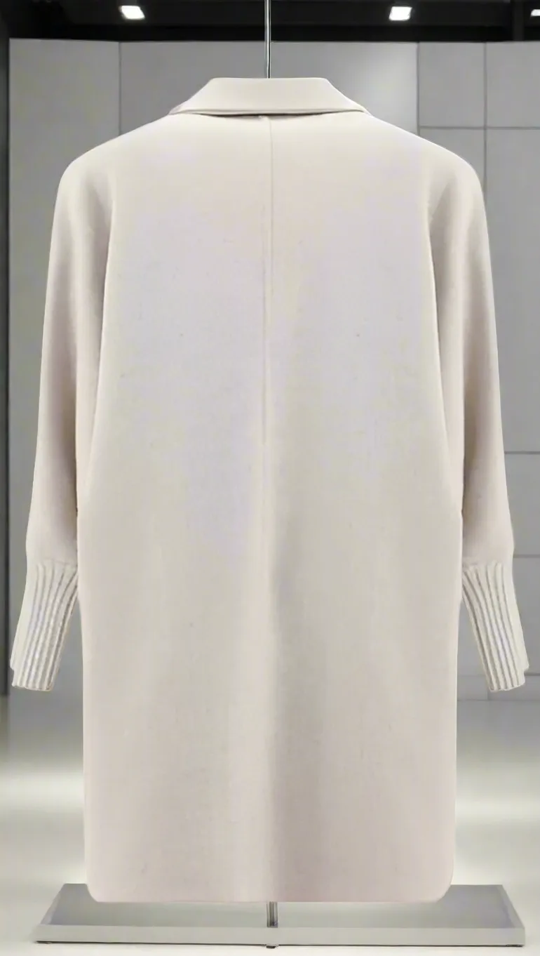 Brunello Cucinelli women's off white Cashmere coat