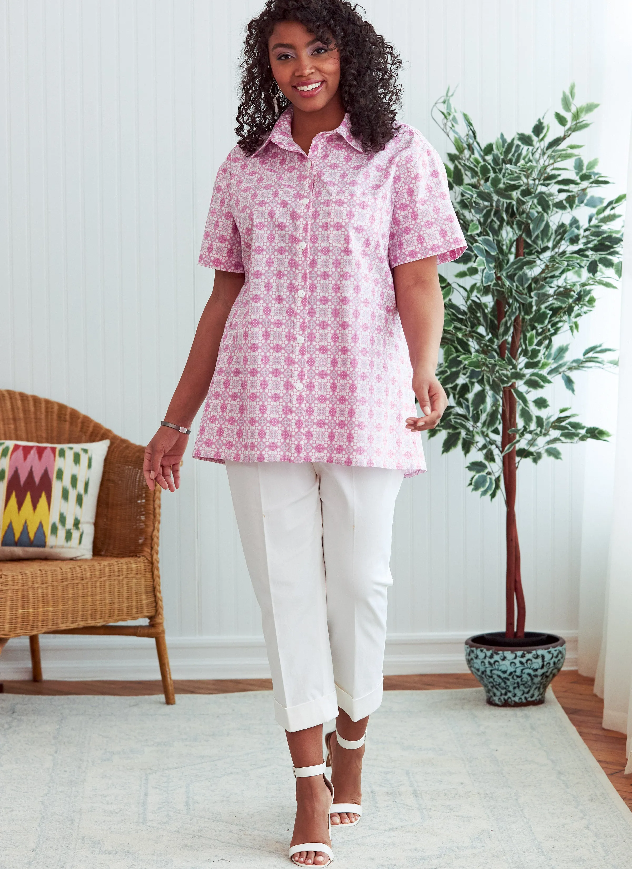 Butterick Pattern B6841 Unisex Button-Down Shirts