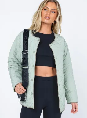 Carter Quilted Liner Jacket Green