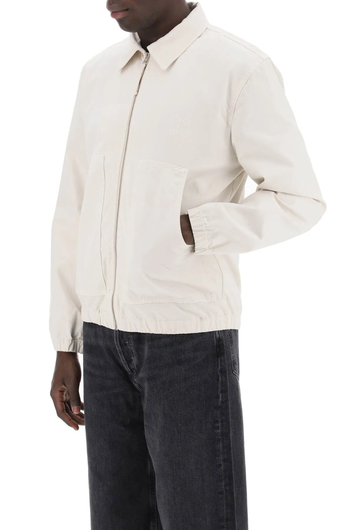 cotton blouson jacket