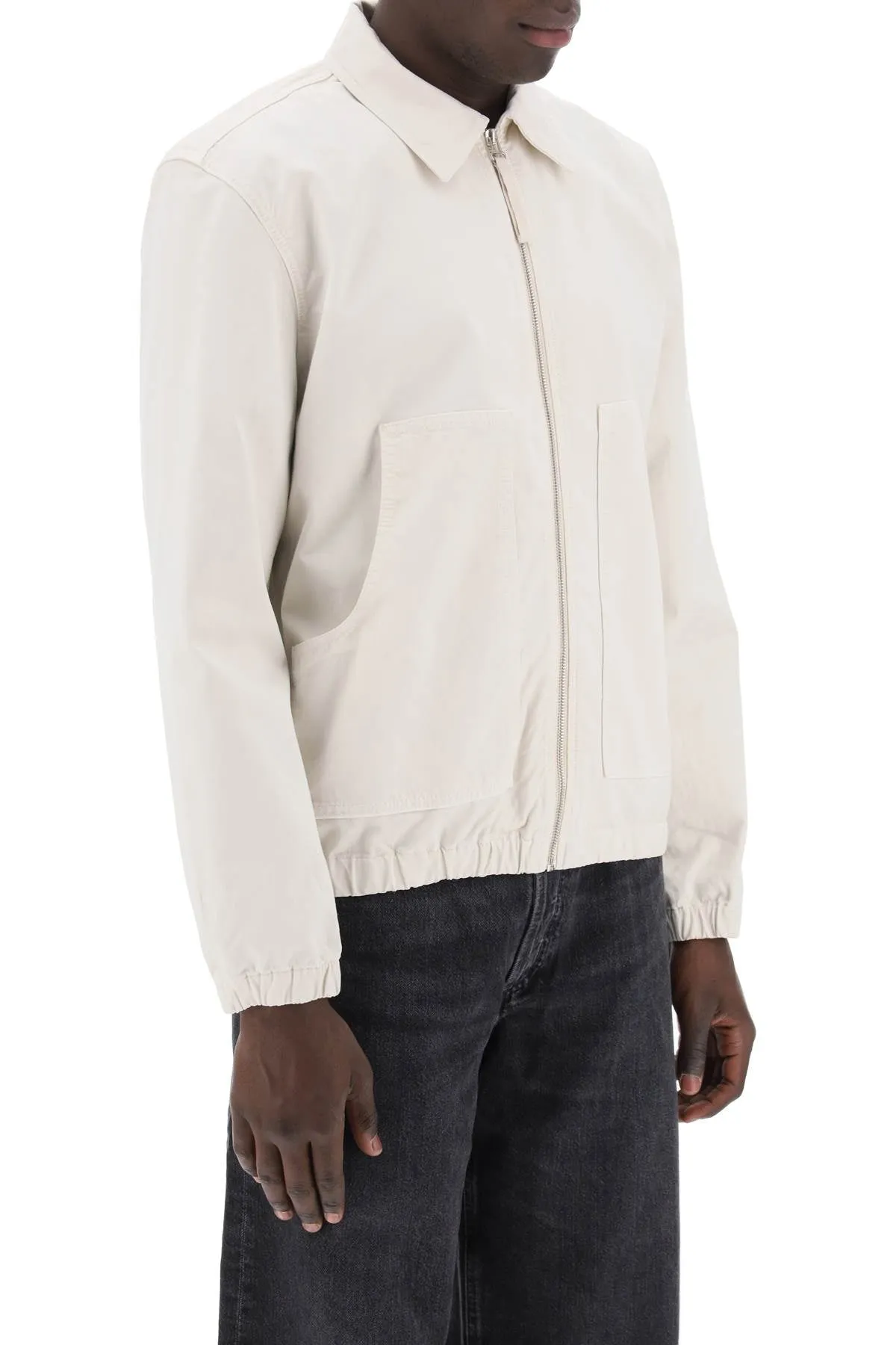 cotton blouson jacket