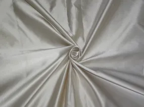 Cream with Light Gold Shot colour Silk Dutchess Satin fabric