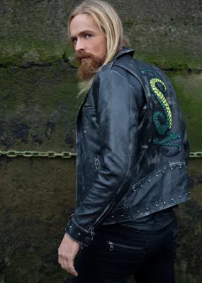 Fallout tunnel Stylish Leather Jacket by TJS