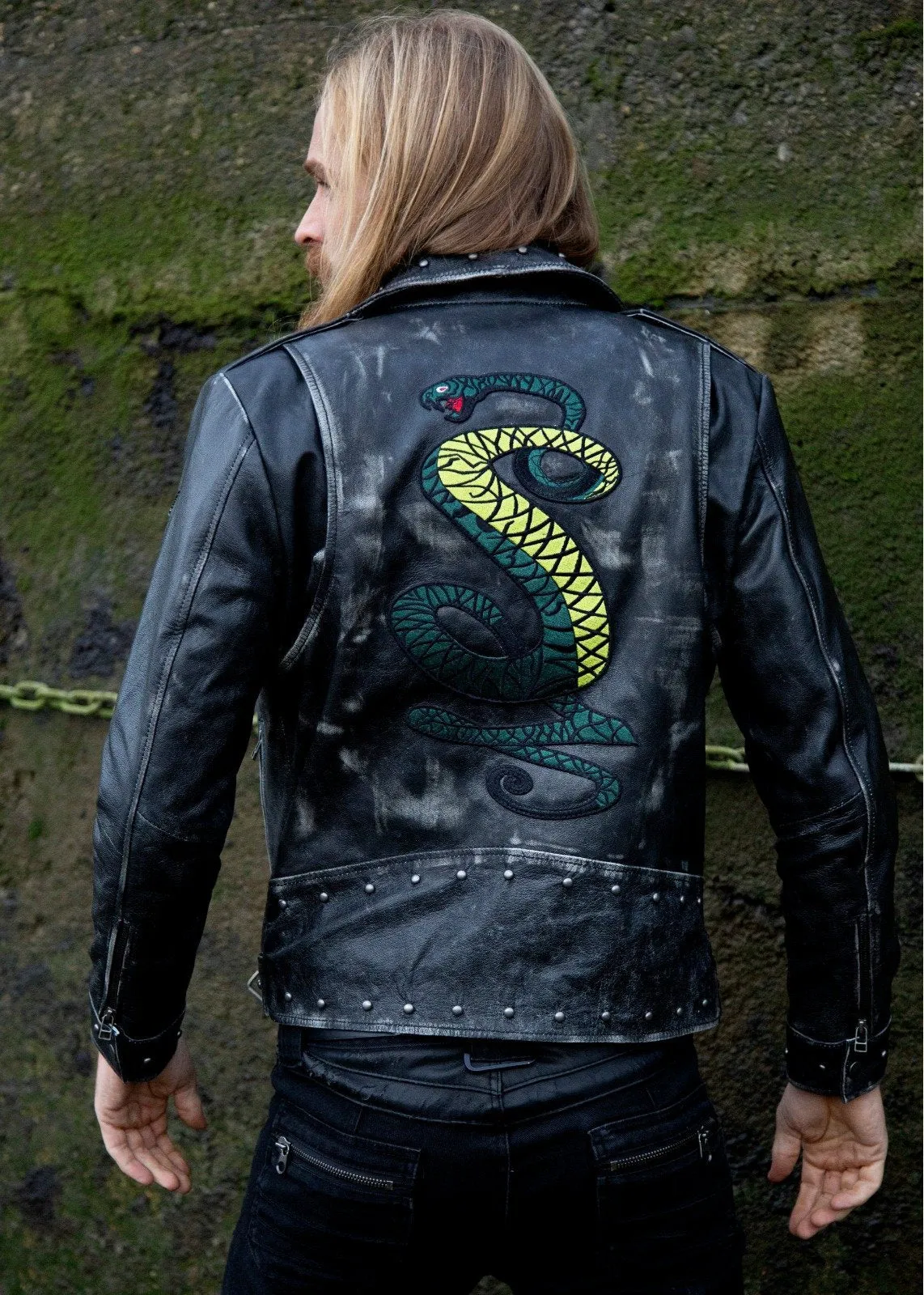 Fallout tunnel Stylish Leather Jacket by TJS