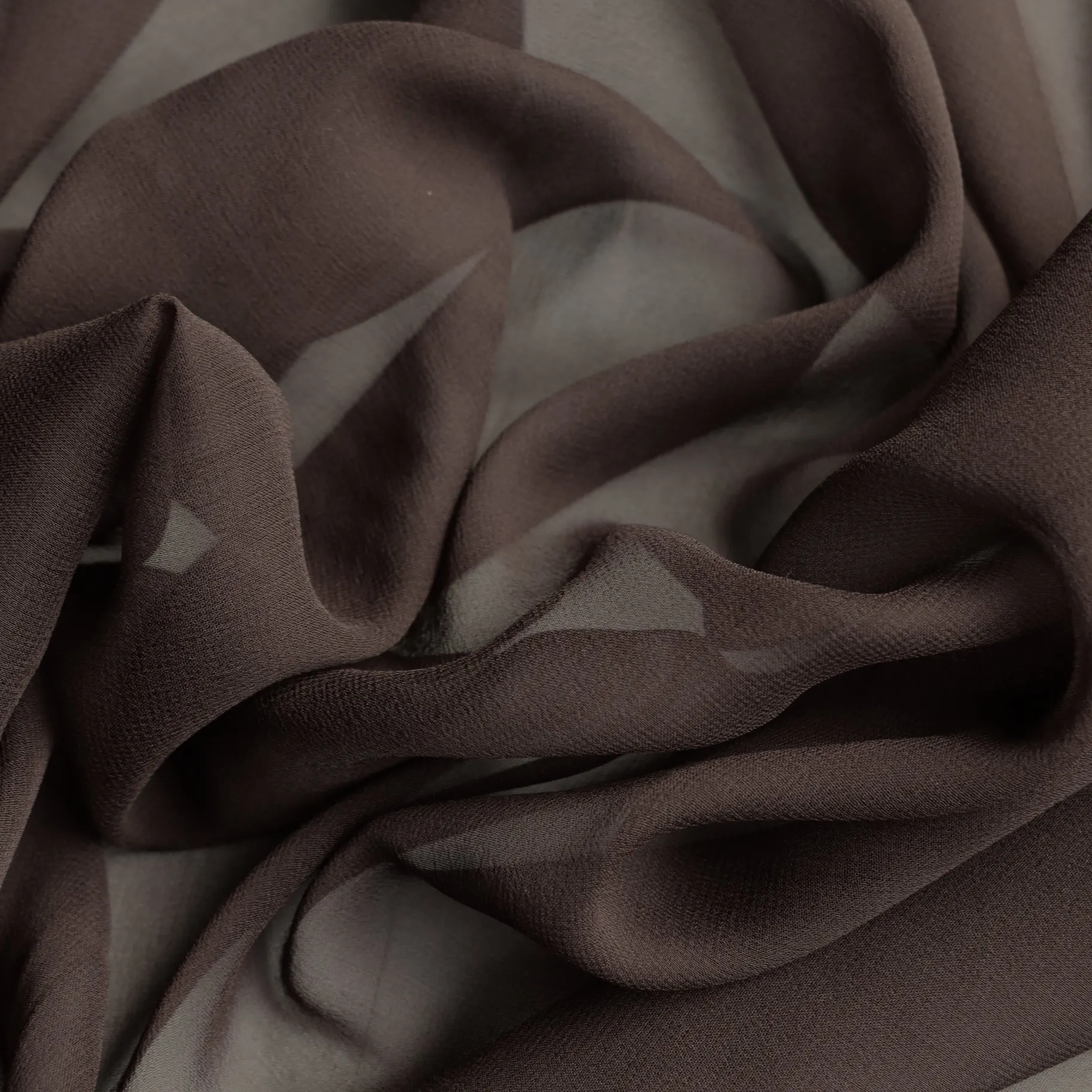 Gette Chocolate Silk Georgette