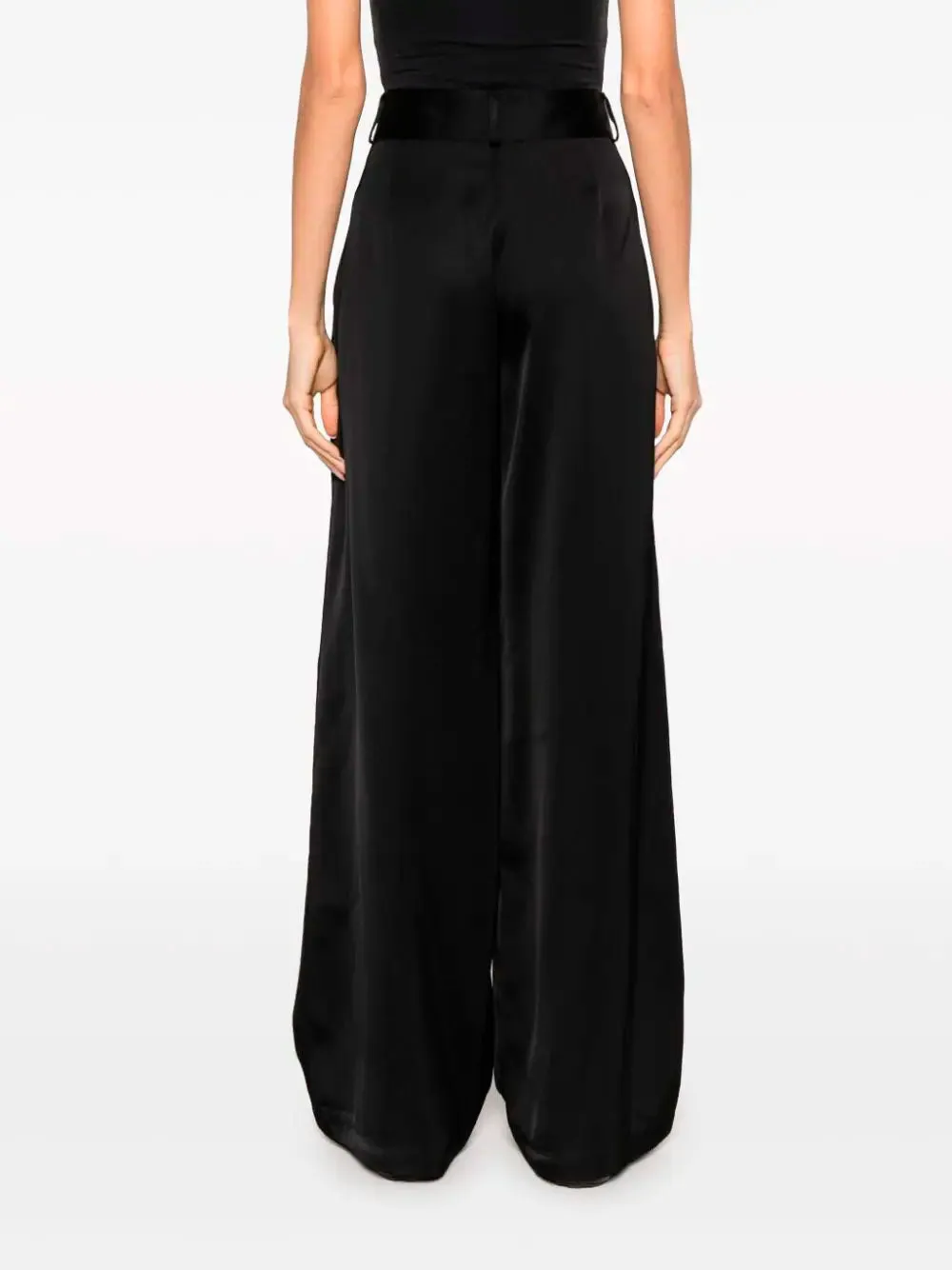 High-waisted trousers