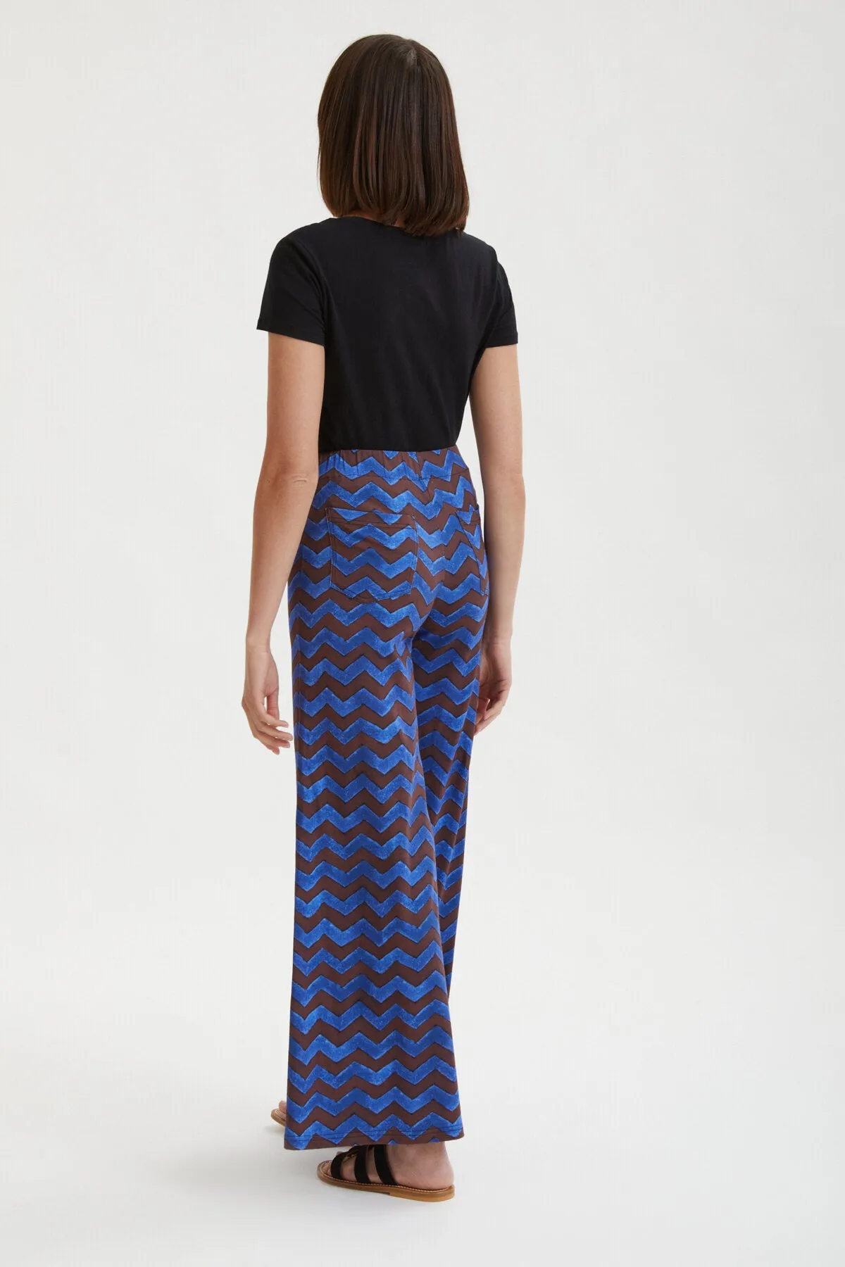 High waisted trousers