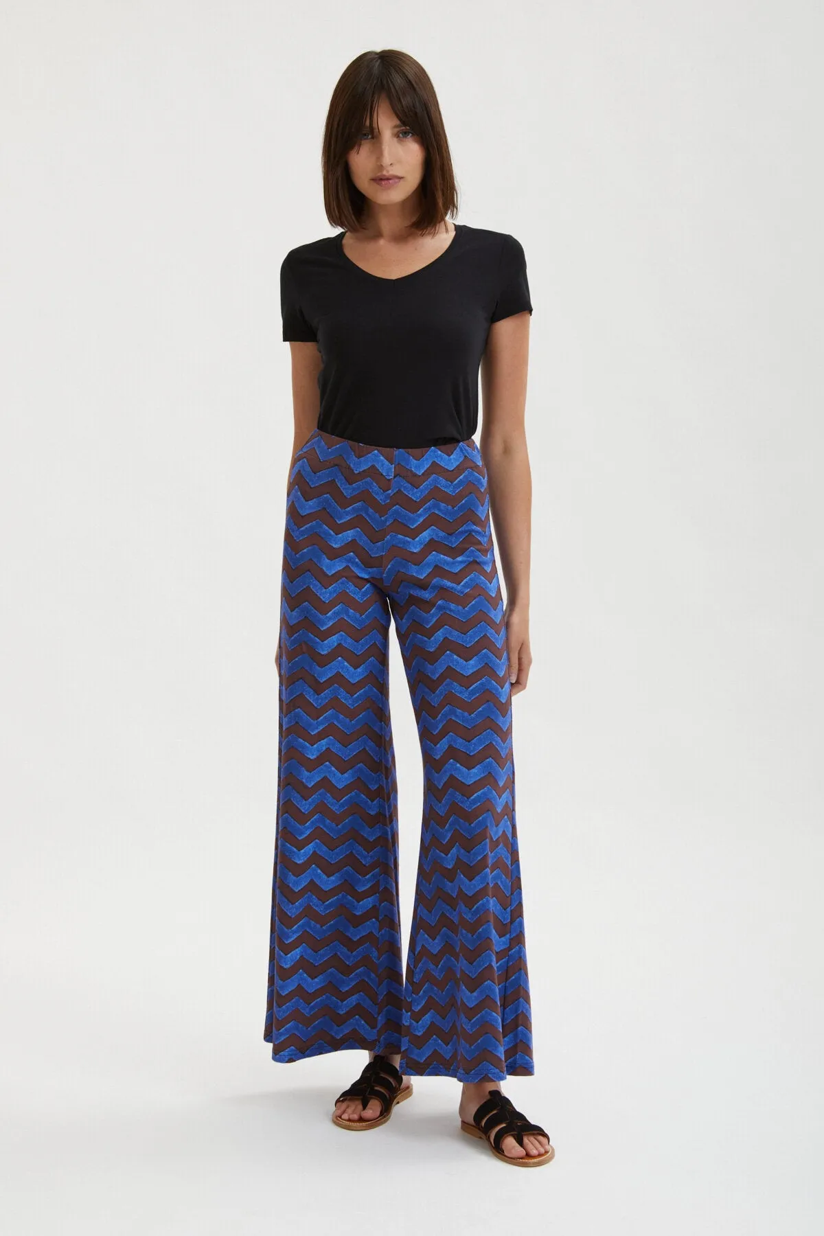 High waisted trousers