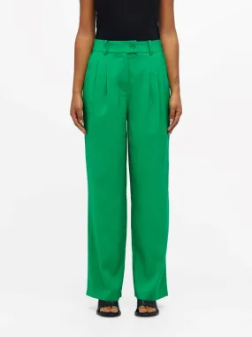 Jo High Waisted Trousers (Fern Green)