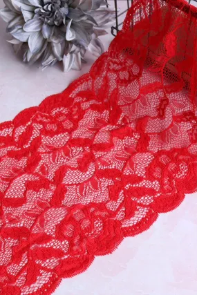 Ladybug 9" Wide Stretch Lace