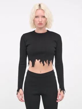 Laser-cut Top (KW0994-999-BLACK)