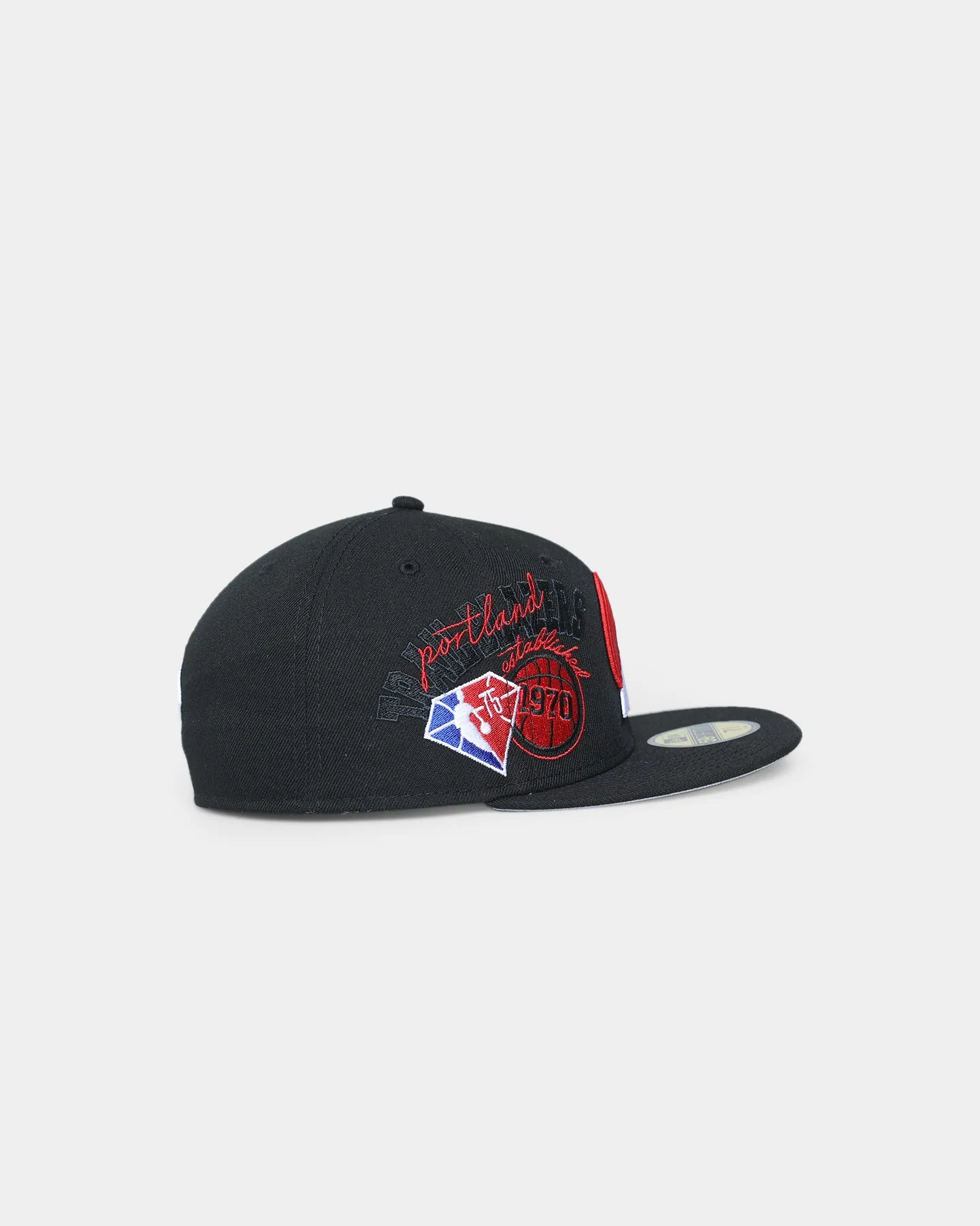 New Era Portland Trail Blazers NBA Back-Half '21-'22 59FIFTY Fitted Black