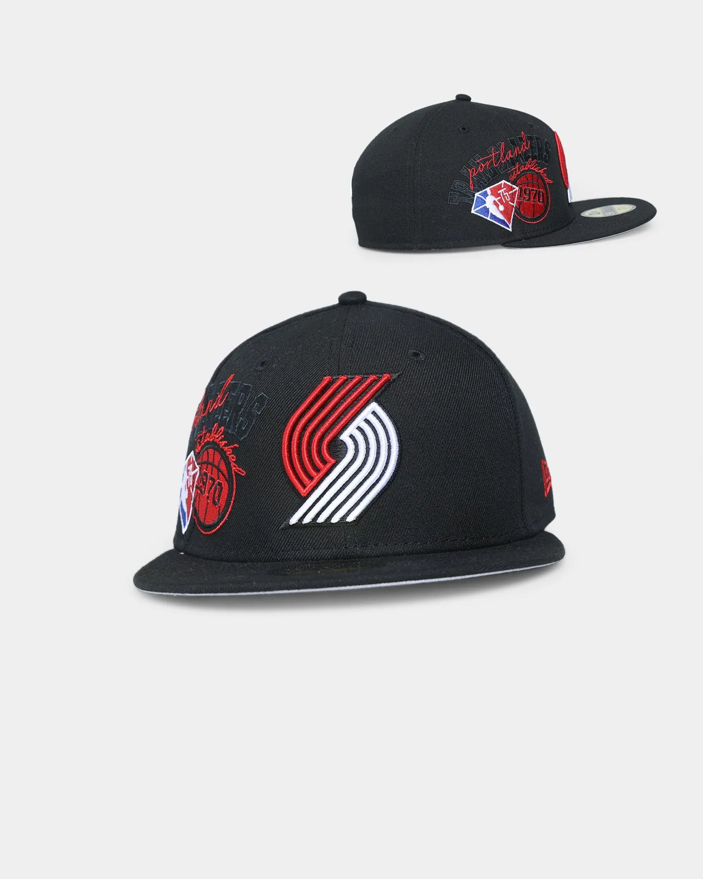 New Era Portland Trail Blazers NBA Back-Half '21-'22 59FIFTY Fitted Black