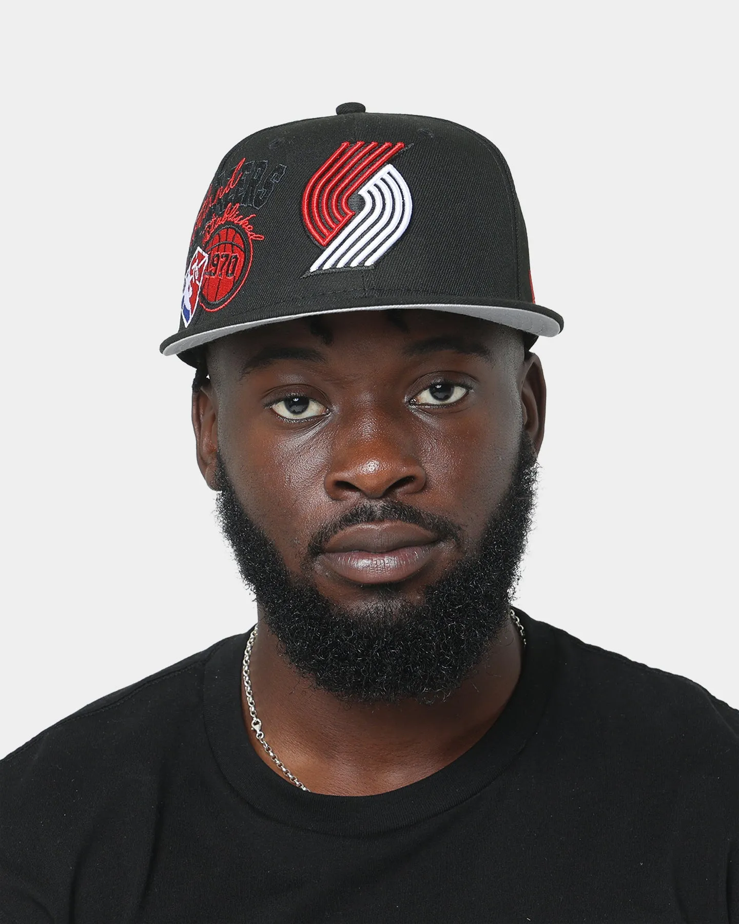 New Era Portland Trail Blazers NBA Back-Half '21-'22 59FIFTY Fitted Black