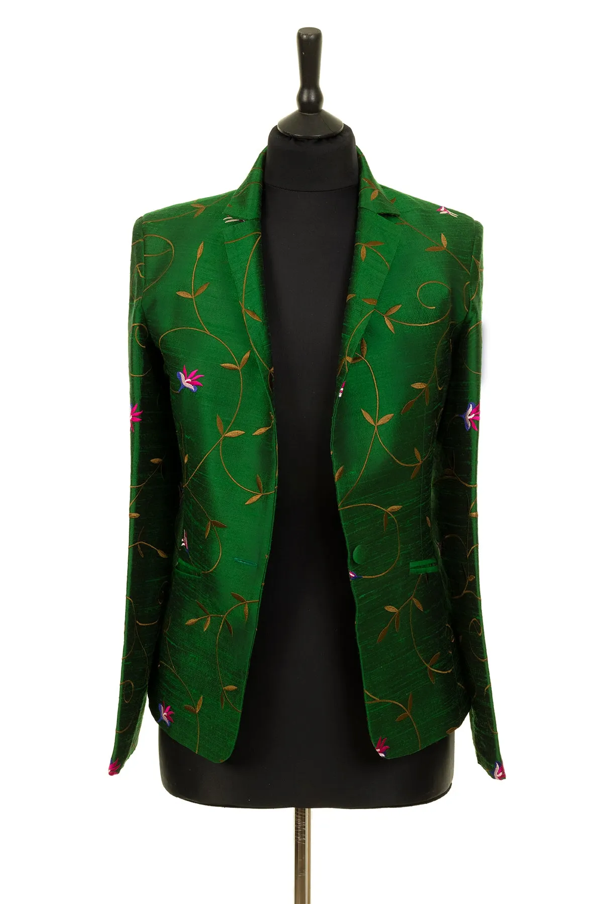 Nina Blazer in Emerald Green