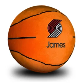 Personalized Portland Trail Blazers Plush Basketball