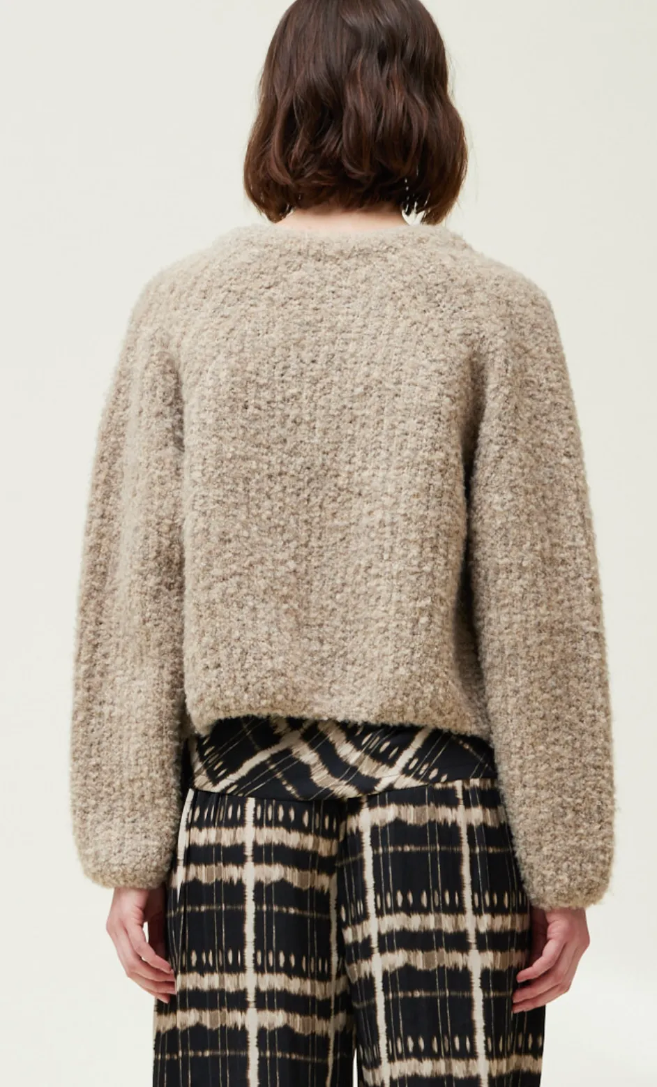 Rib Knit Cropped Cardigan