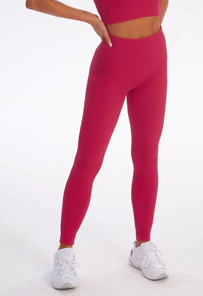 Seamless Control Ribbed Legging - Focus