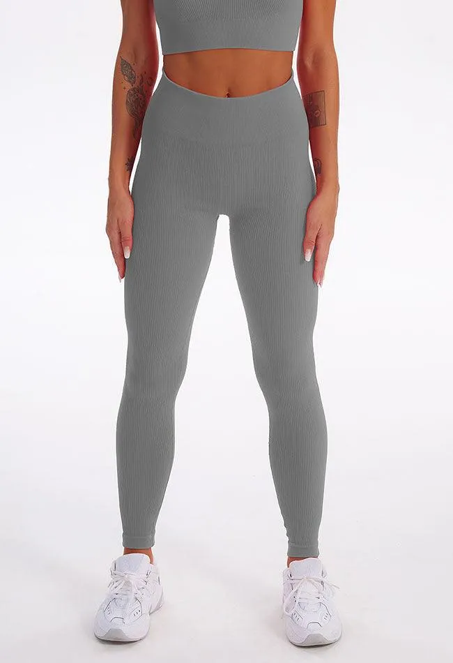 Seamless Control Ribbed Legging - Focus