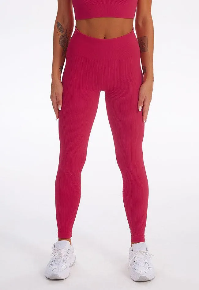 Seamless Control Ribbed Legging - Focus