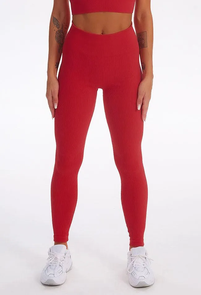 Seamless Control Ribbed Legging - Focus