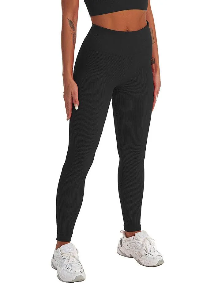 Seamless Control Ribbed Legging - Focus