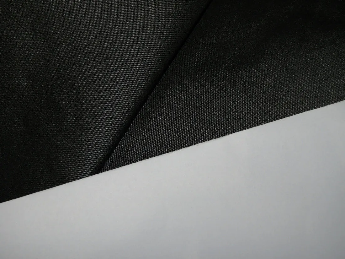 Silk Duchess Satin fabric Reversable Black  and silver 54" wide B2#15[7]