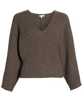 Smog V Neck Cropped Sweater