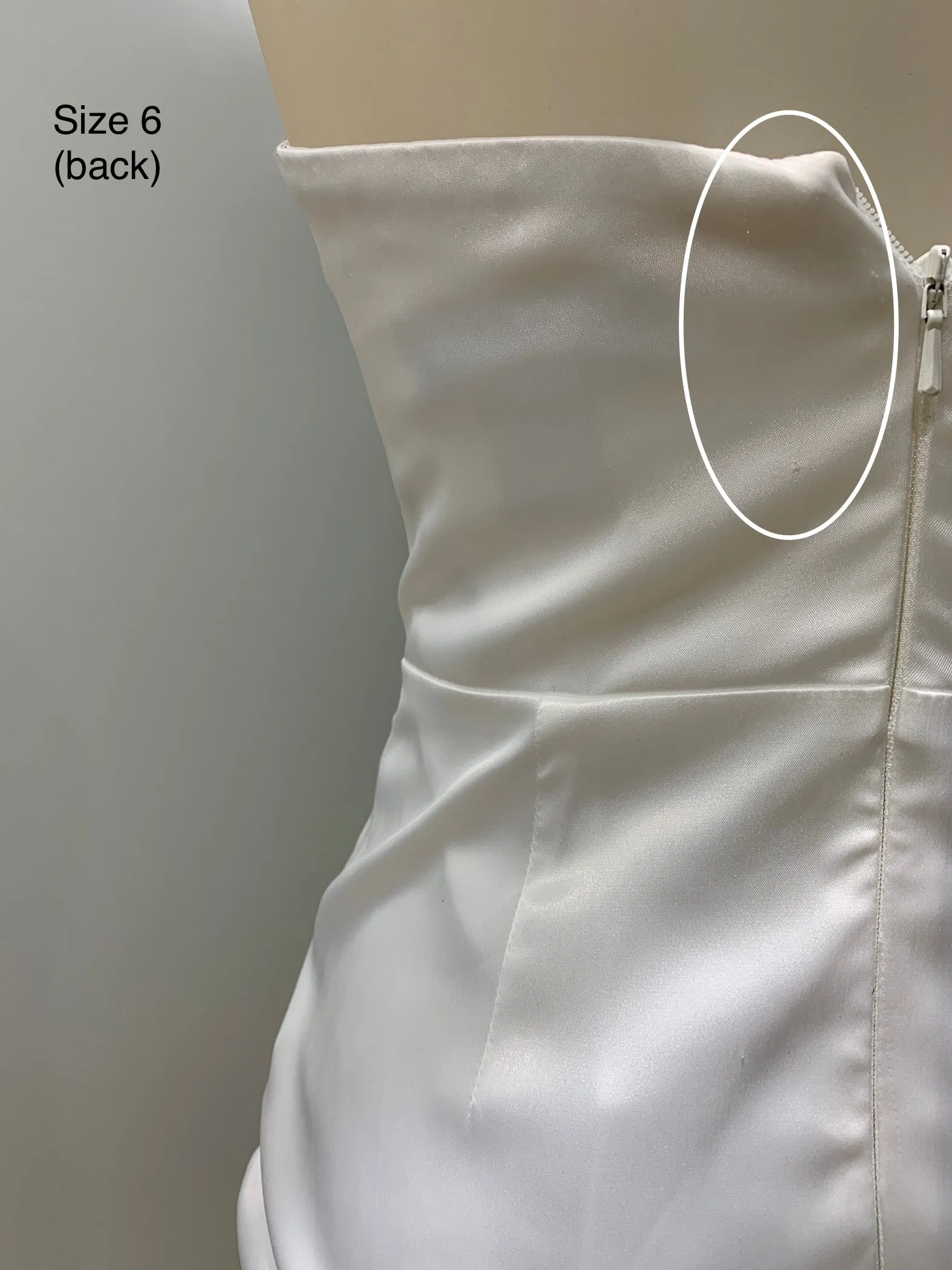 Tayla Satin Gown - White [SAMPLE]