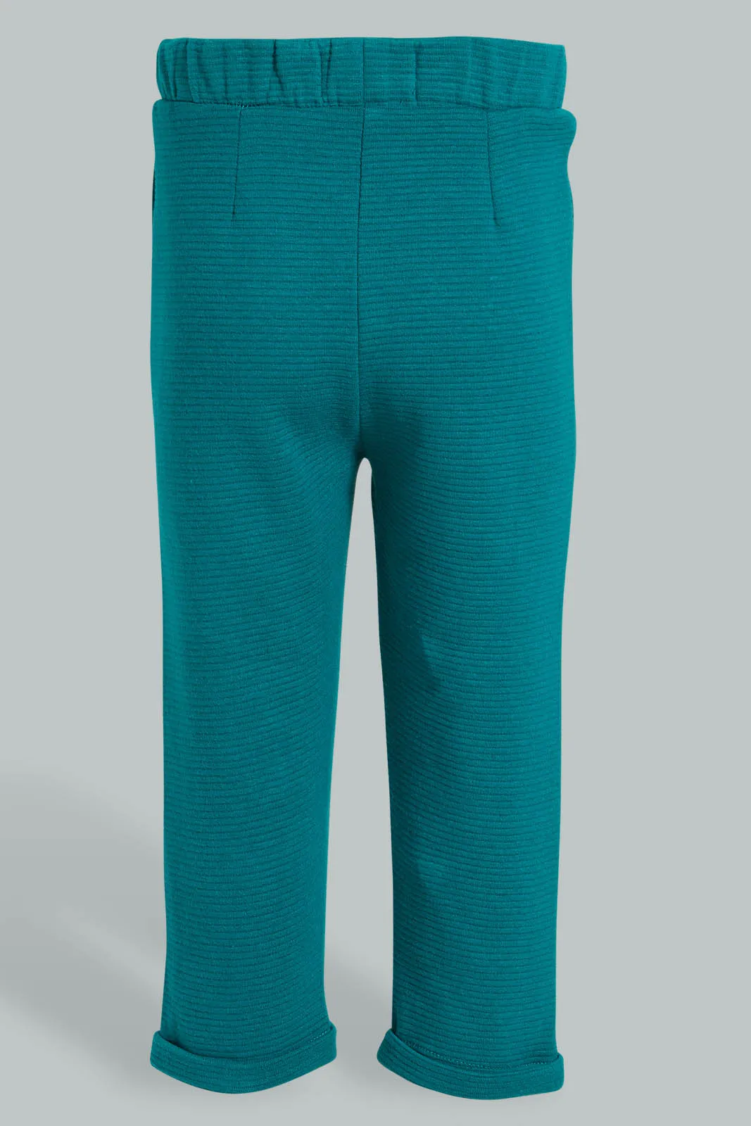 Turquoise Ribbed Jogger