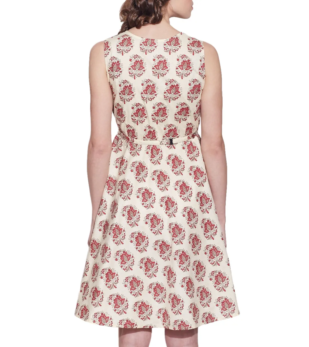 Women's Apparel Cotton Printed Dress,Machine Washable,W-CPD36-1601,Size-36 Inch